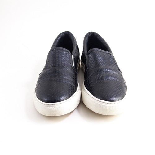 Dsquared2 Slip Ons Sneakers Black Snakesking Print Leather Womens EU 37 US 7 - Picture 4 of 11