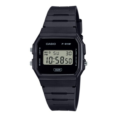 Casio F-91WB-1AJF Classic Series Biomass Plastic Quartz Watch