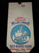 NEW! Vintage Morrison Milling Company Self-Rising Flour Bag