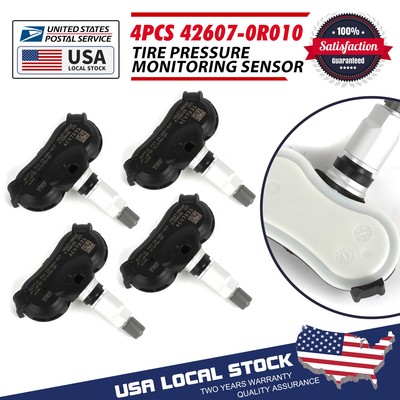 42607-0R010 New Tire Pressure Monitor Sensor (4) TPMS For Toyota Highlander RAV4
