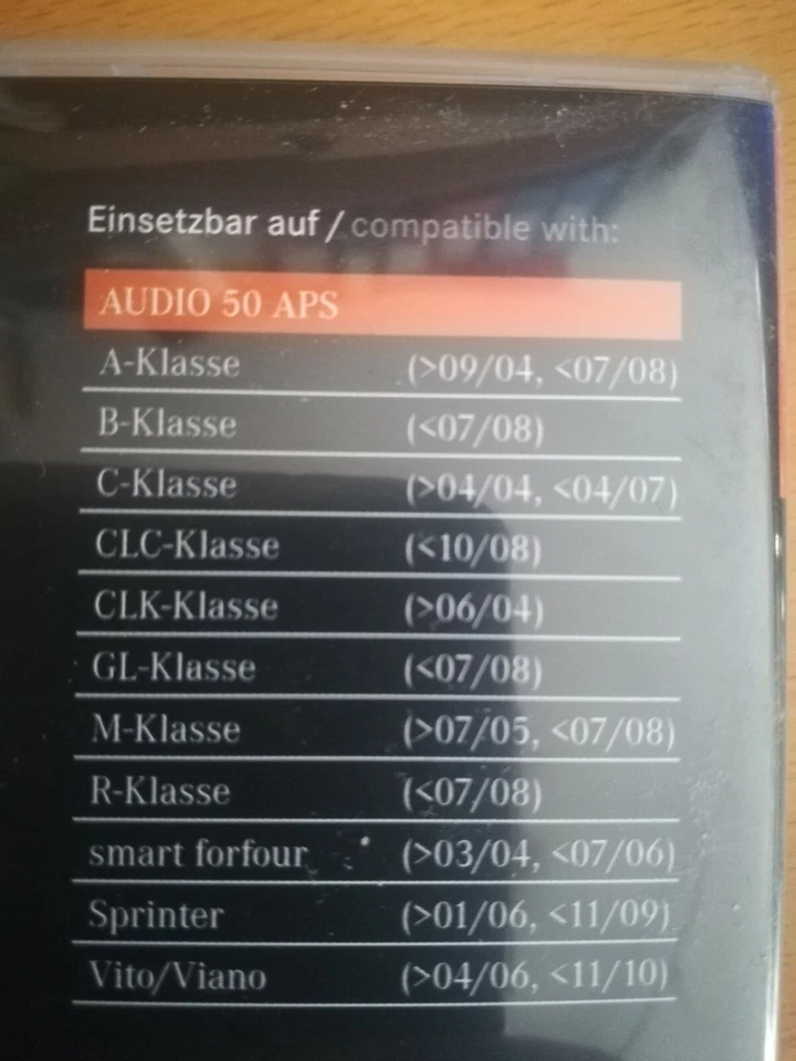 CD Navigation Mercedes AUDIO 50 APS NTG2 SKANDINAVIEN 2017/2018 A1698270700 - Bild 2 von 3