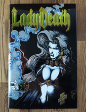 1995 Lady Death II Heaven & Hell #1 Chromium Cover Chaos 1ST PRINTING VF/VF+