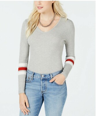 Pull Femme Juniors Hooked Up By IOT – Rayé Lagoon – Taille S – Neuf Avec étiquettes