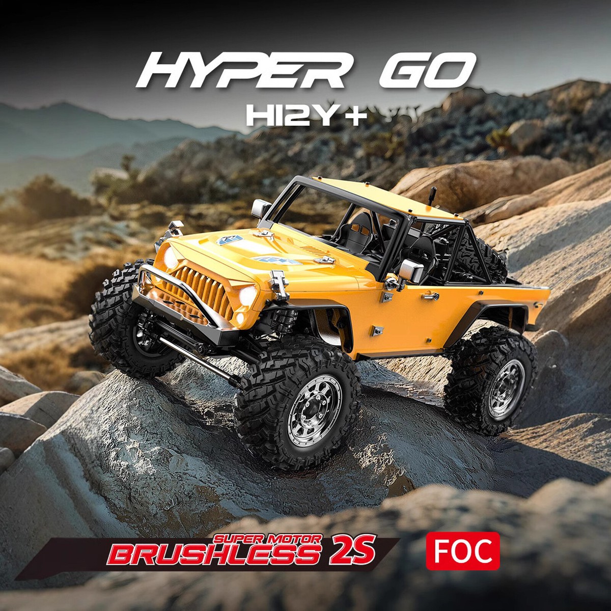 MJX H12Y+ RC Car 1:12 Off Road Remote Controlled Rock Crawler