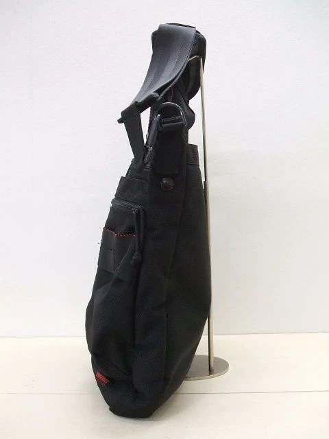 BRIEFING 2WAY bag Tote Bag Business bag Shoulder Bag black mens Used  2-0116G∞