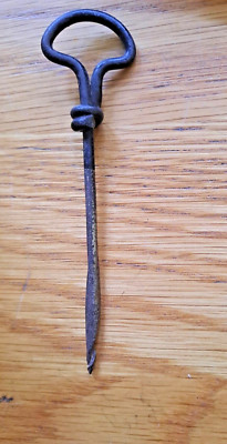 Vintage Metall Handbohrer/Kerbel Handbohrer 11,5 cm Holzwerkzeug