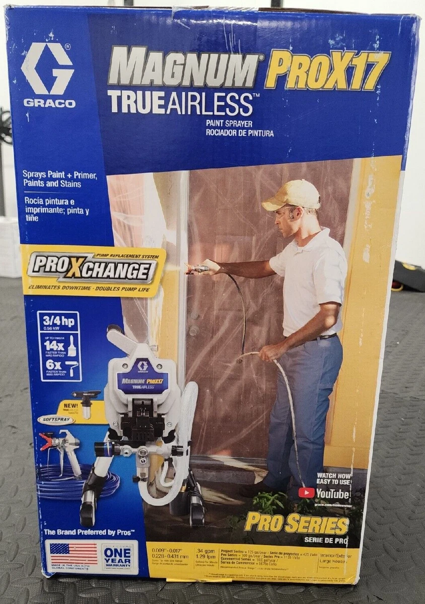 Graco magnum prox17 electric cheap stationary airless paint sprayer