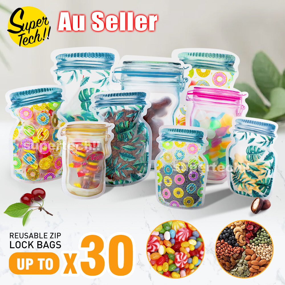 Zip Lock Mason Jar Shaped Bags Mason Jar Zip Lock Bag Food Storage