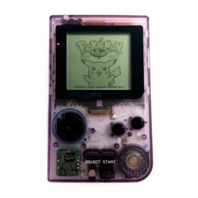 Retrofit Clear Purple Nintendo Game Boy Pocket Console GBP Game