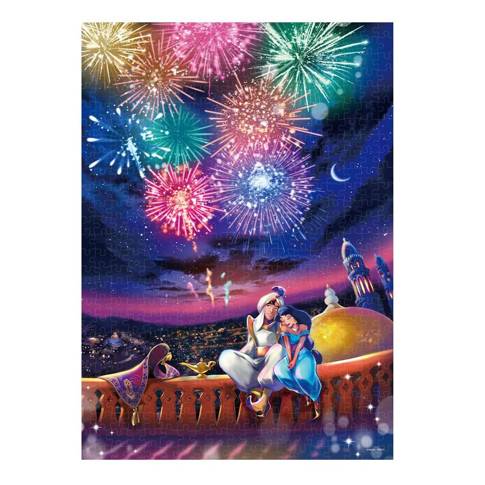 Disney Magical Night Aladdin 500 Piece Flash Magic Puzzle Tenyo D