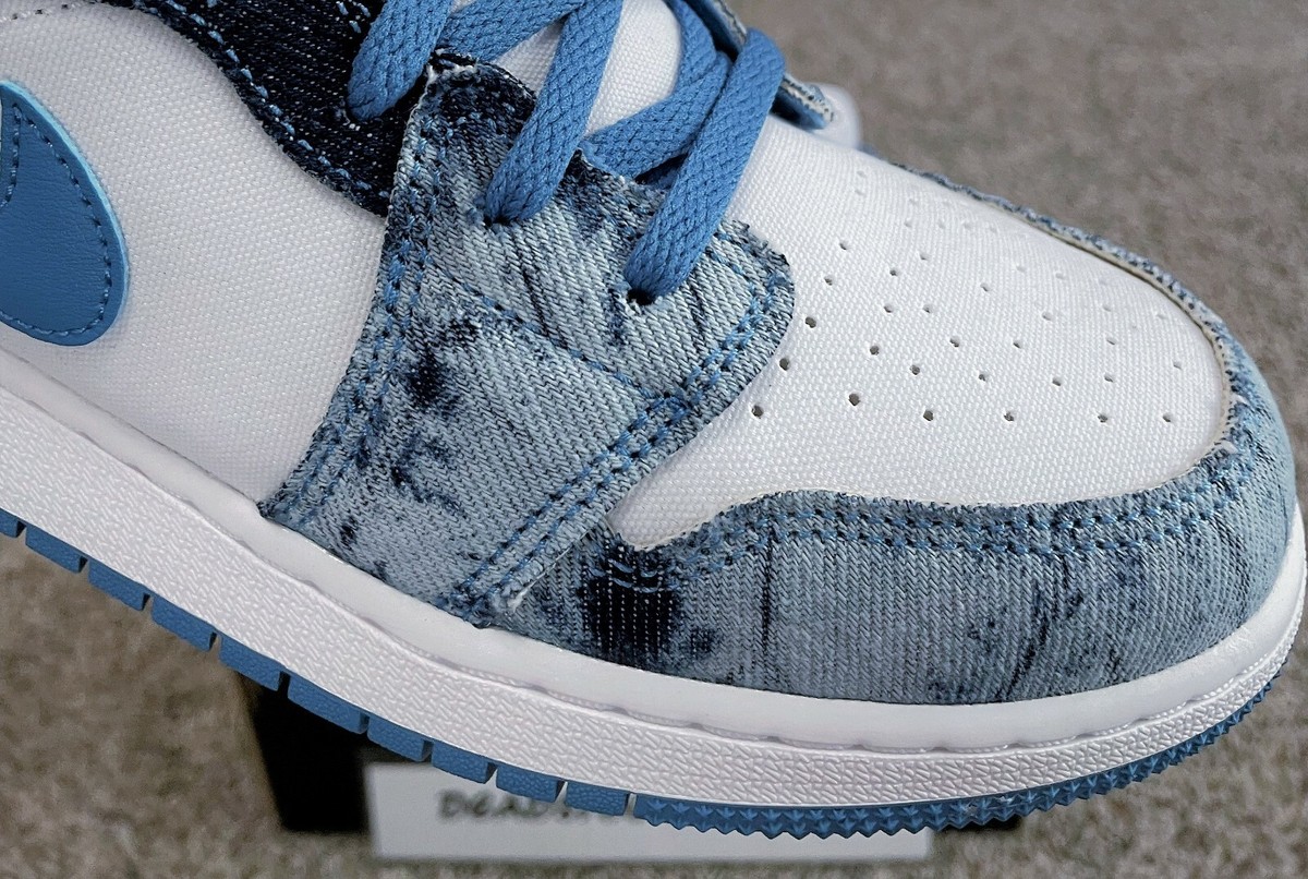 Nike Air Jordan 1 Low GS Washed Denim DM8947 100 GS Sizes | eBay