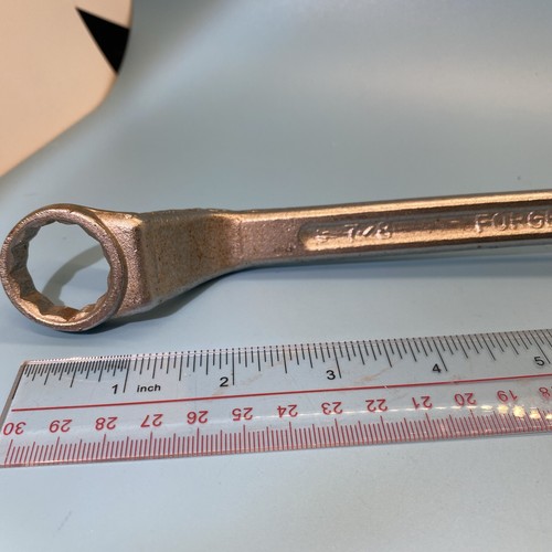 Companion Double Box End Offset 13/16" x 7/8” Wrench Forged Steel Made in USA - Bild 5 von 6