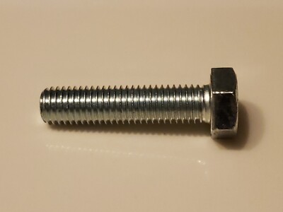 Hex Bolt M12x50 DIN933 - Class 10.9 Steel, Galvanized Zinc - Pack of 100