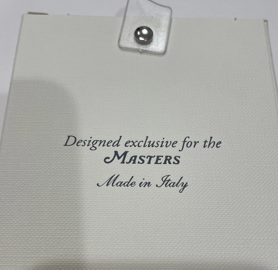 Corbata Masters Golf FINA SEDA ITALIANA CUELLO de Augusta National NUEVA Día del Padre Foto 3 de 3