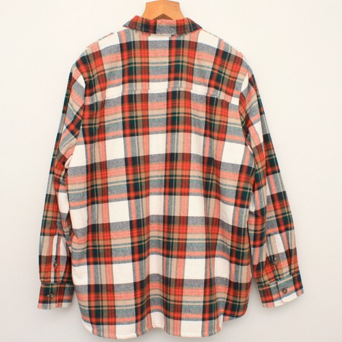 J. Crew Women's Sherpa-lined flannel shirt-sweater XXL Red Orange - Picture 2 of 7