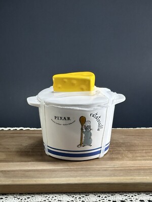 Rae Dunn Disney Pixar  ratatouille  Remi Mini Baking Dish Cheese Lid Topper NEW