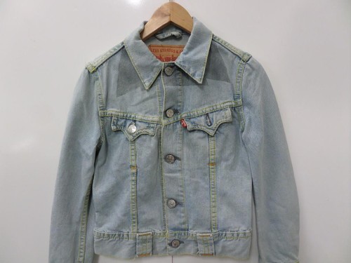 LEVI'S WOMENS VTG CROPPED DENIM JACKET 