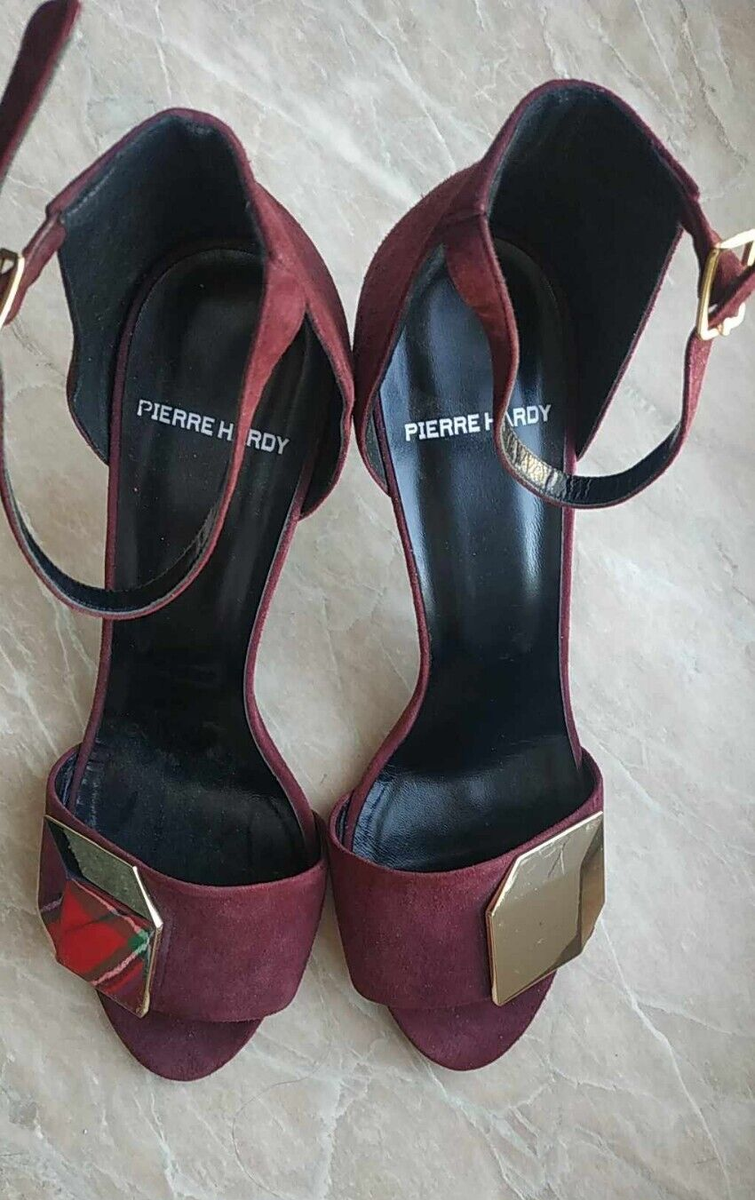 Pierre Hardy shoes. 41-9 dark cherry. 2.7 inch heel | eBay