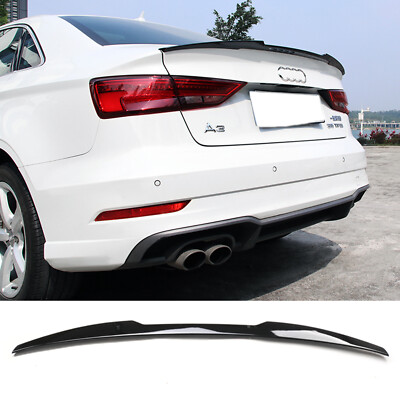 für Audi A3 8V Limo Cabrio Heckspoiler GLANZ SCHWARZ LACKIERT Spoiler Heckflügel