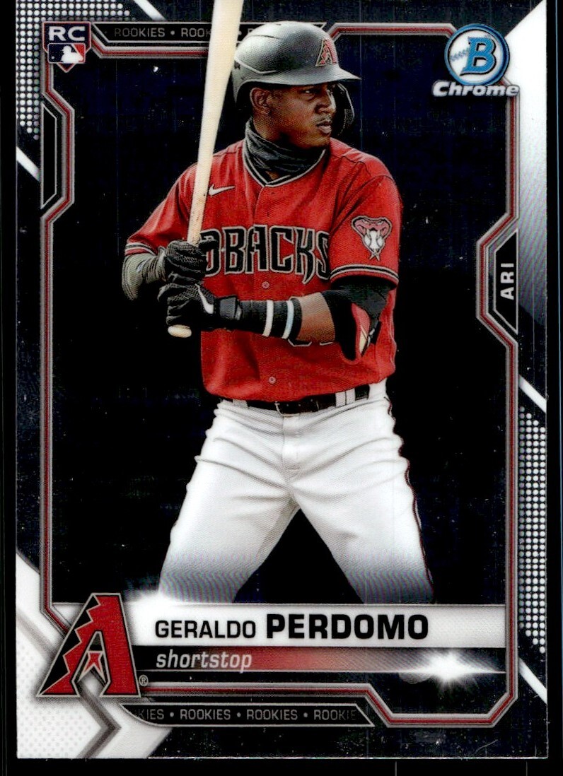 2021 Bowman Chrome Geraldo Perdomo Rookie Arizona Diamondbacks #98