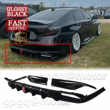 For Honda Accord 2021-2022 Yofer V2 Rear Bumper Diffuser + Apron Spats Splitter