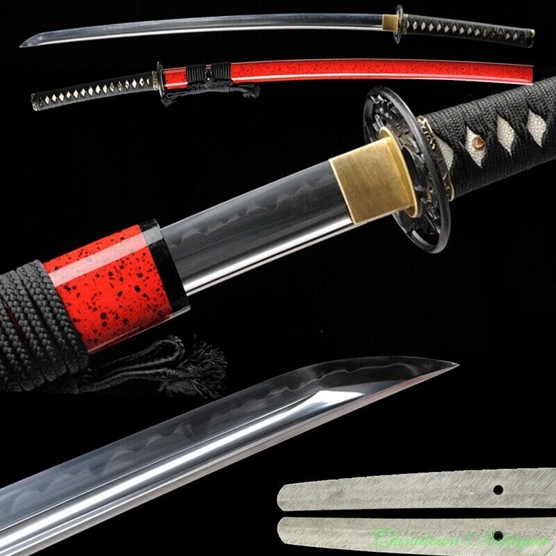 Real Katana Samurai Sword Handmade Battle Ready Full Tang T10 Steel Bl