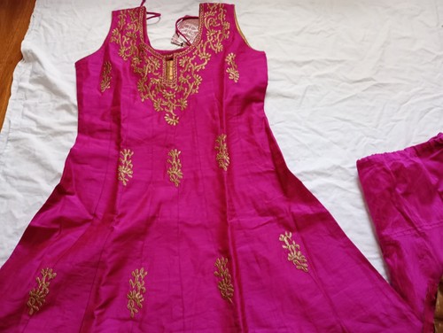 1 Indian Pakistani style girls party wear salwar kameez age 14 to 15 - Picture 2 of 9