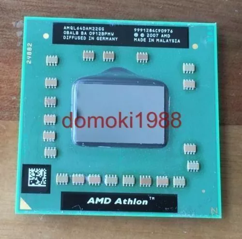 AMD Athlon 64 X2 QL60 QL62 QL64 QL65 QL66 QL67 Socket S1 638pin Mobile CPU - Image 3 of 4