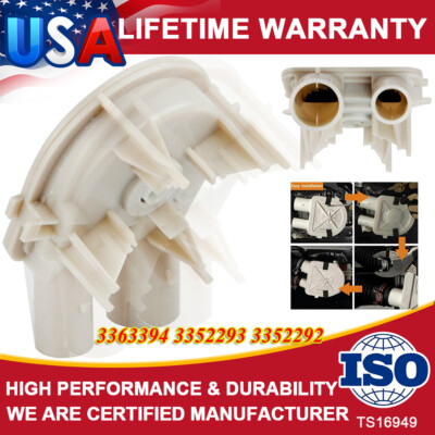 #ad 3352293 3352292 8559331 8559389 3352292 For WHIRLPOOL Kenmore Washer Water Pump $15.63