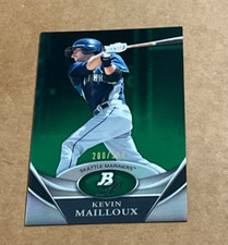 2011 Bowman Platinum Prospects # BPP59 Kevin Mailloux Green /599 Mariners