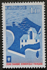 Timbre - FRANCE - Jeune Chambre Economique Française - 1977 - Neuf ** - YT1942