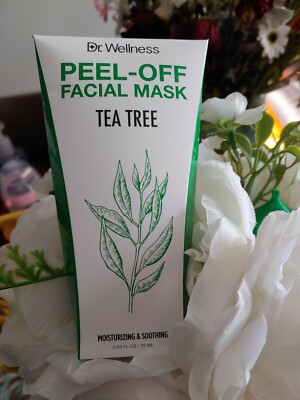 Dr Wellness Peel-off Tea Tree Facial Mask /Moisturizing & Soothing/Exp 02/23