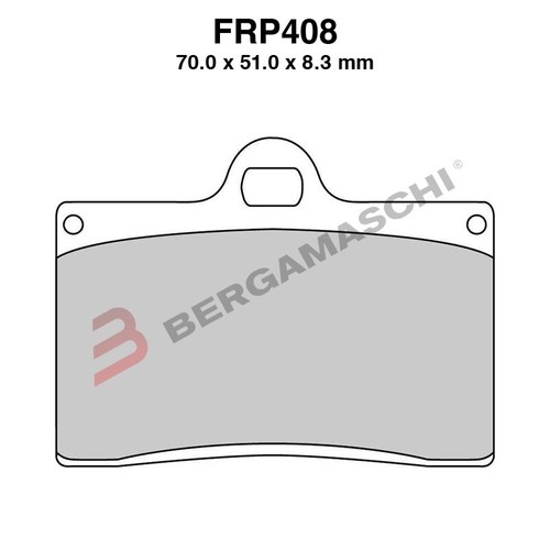 PASTIGLIE FRENI MOTO PER FRP408P APRILIA RS 250 95>97 BETA EURO 350 99>06 CAGIVA - Foto 4 di 5