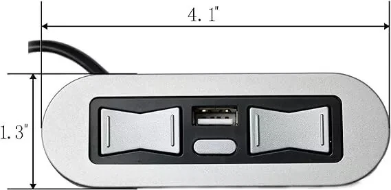 Emomo HX90HU 5 Pin Power Recliner Hand Control Switch with USB for Lift Chairs - Image 4 of 4