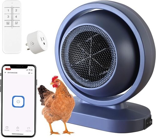 Chicken Coop Heater with Thermostat & App Remote Control Suitable for Farm/House - Picture 4 of 4