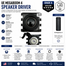 Genuine UE Megaboom 4 SR0193 Speaker Driver OEM Replacement Part