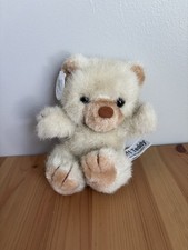 Russ Berrie Tuff Teddy Bear Plush Stuffed Animal Item 567 Tan Small Cute RARE