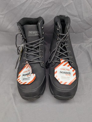 Nevados Leeds Work Boots Mens 12 Men Steel Toe Safety Shoes  display picture 3