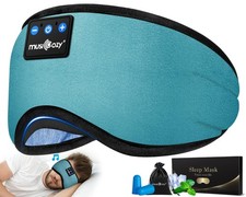 MUSICOZY Sleep Headphones Bluetooth 5.4 Headband Sleeping Eye Mask for Mom Wo...
