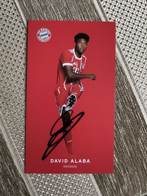 David Alaba FC Bayern München Autogramm original