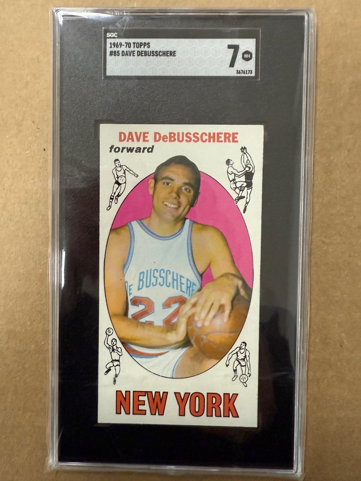 1969-70 Topps - Dave DeBusschere #85 SGC 7 NM Centered Sharp