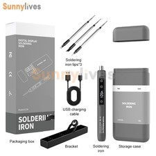 Cordless Soldering Iron Kit 1100mAh USB Rechargeable Portable Soldering Iron Set
