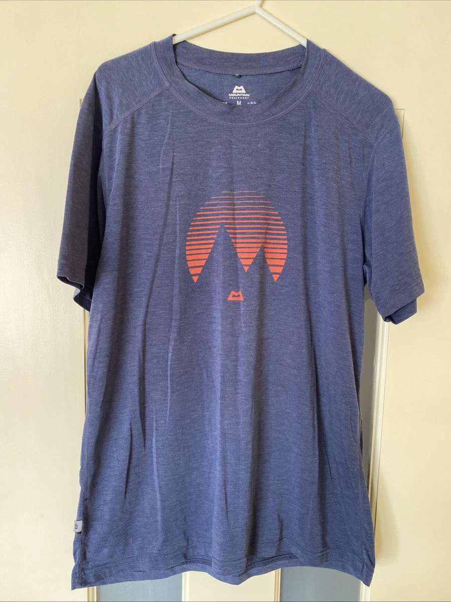 T-shirt Mountain Equipment – Manches Chemise Rouge – Coton – Taille L (UK Grand, EU 52-54)