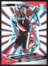 9592F 2019-20 Panini Revolution #123 Nassir Little Sunburst #/75
