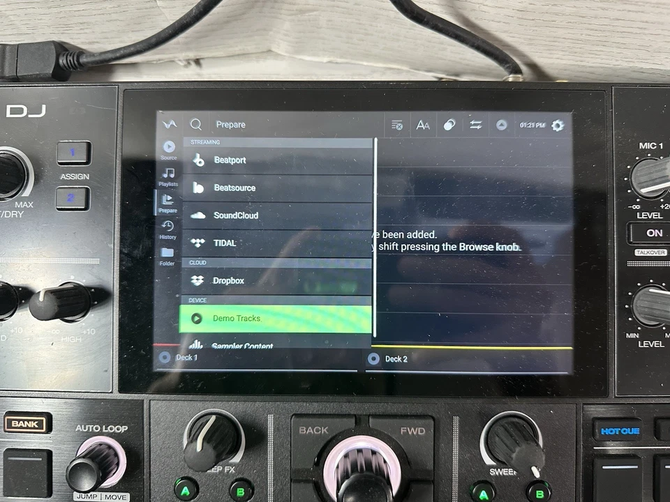 Denon DJ Prime Go Rechargeable Smart DJ Console - Image 2 of 4