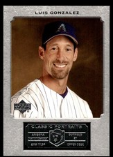 Luis Gonzalez 2003 Upper Deck Classic Portraits #36 Diamondbacks MLB READ