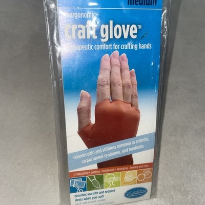 Frank A Edmunds Thergonomic Craft Glove 1/Pkg Medium Therapeutic Comfort