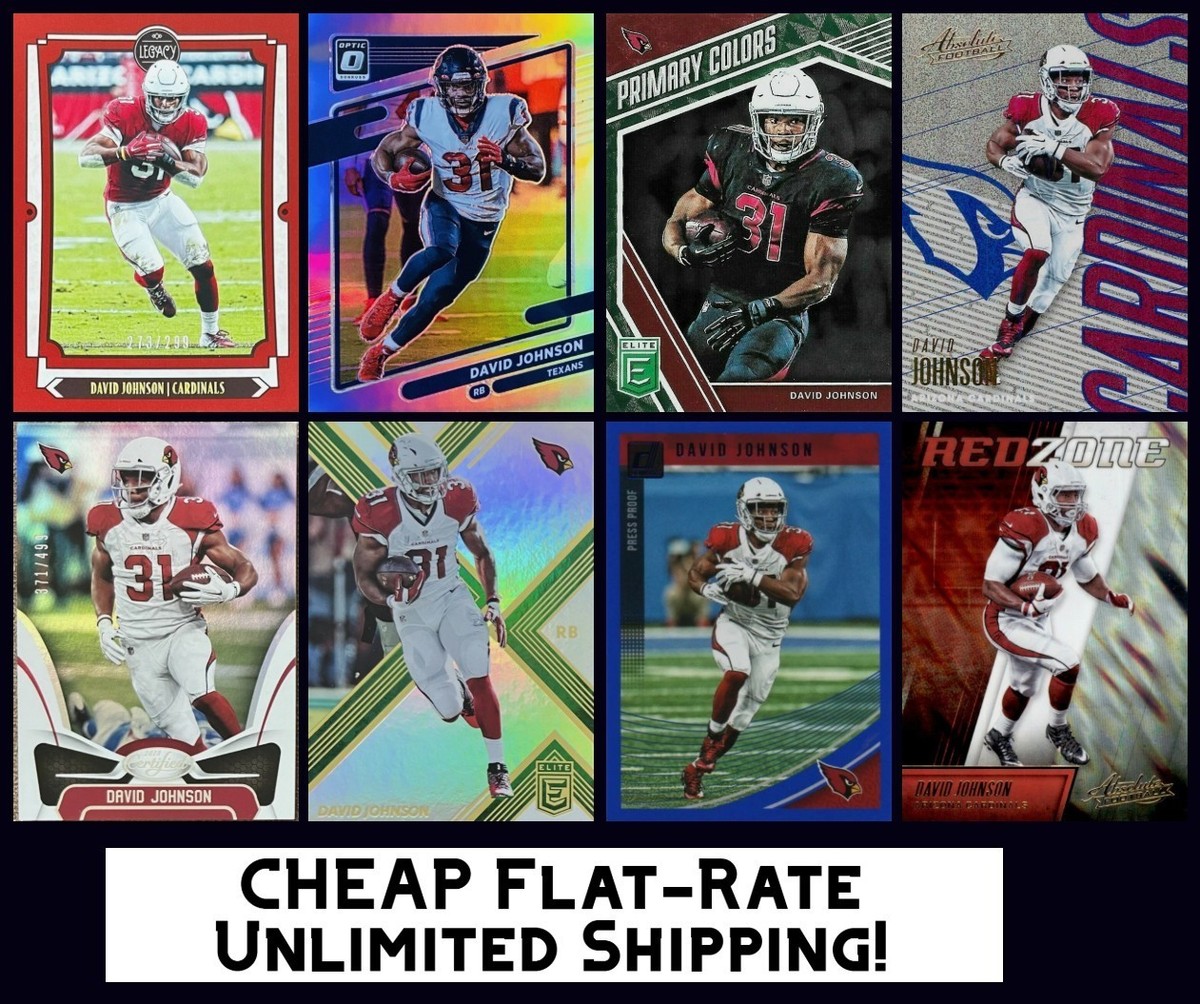 David Johnson Insert & Parallel Singles - Pick & Choose! Prizms Numbered Colors
