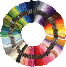 100 Farben Stickgarn Set,Knüpfgarn,Garn Für Freundschaftsbänder,Perlgarn,Embroid