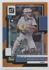 2022 Panini Donruss Holo Orange Jacob Stallings #135 0nr3